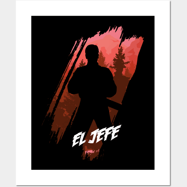 El Jefe Wall Art by PuakeClothing